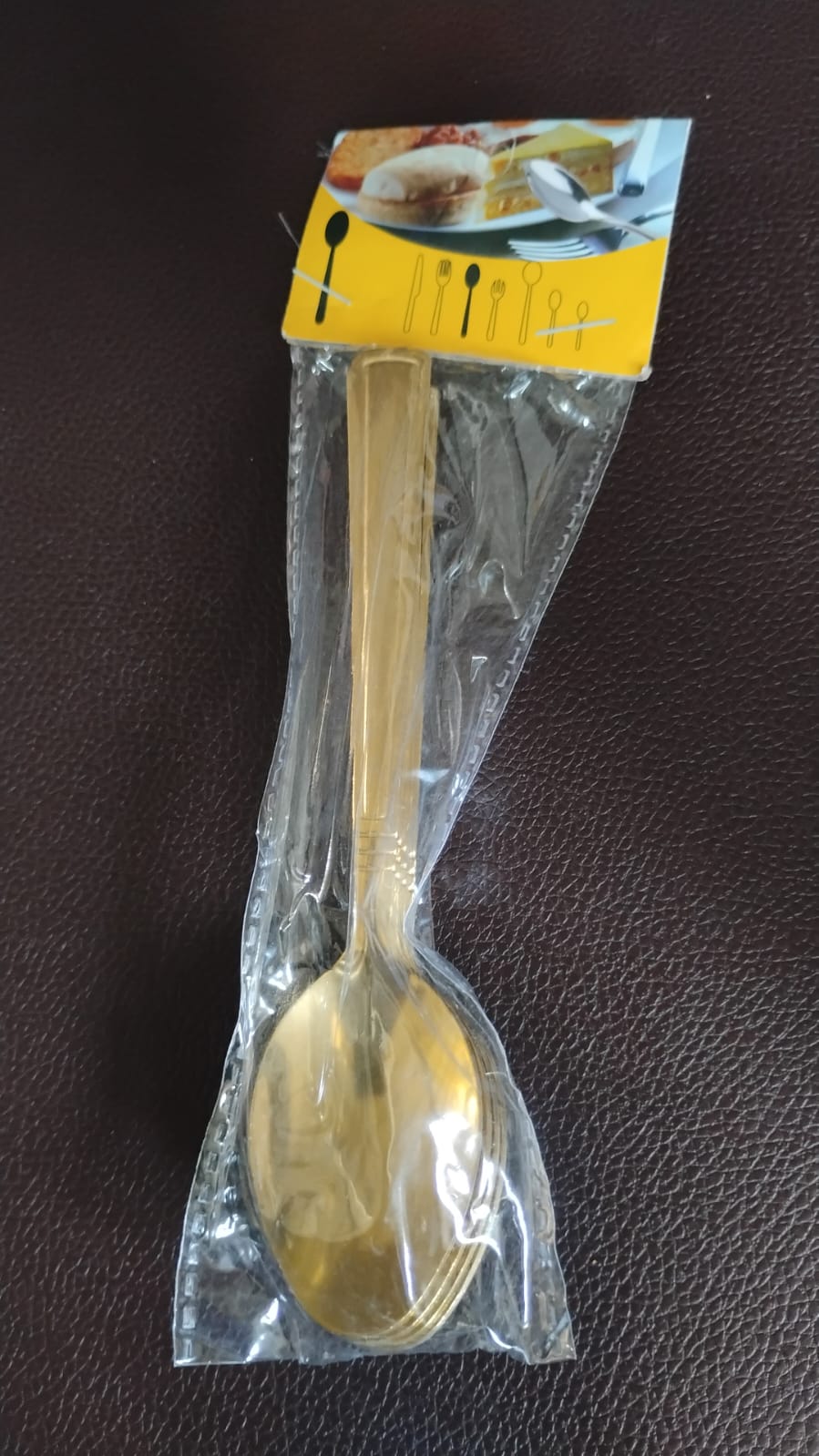 Premium Luxurious Stainless Steel Coated Spoons (6 Pcs Set / Golden) Premium Luxurious Stainless Steel Coated Spoons (6 Pcs Set / Golden)